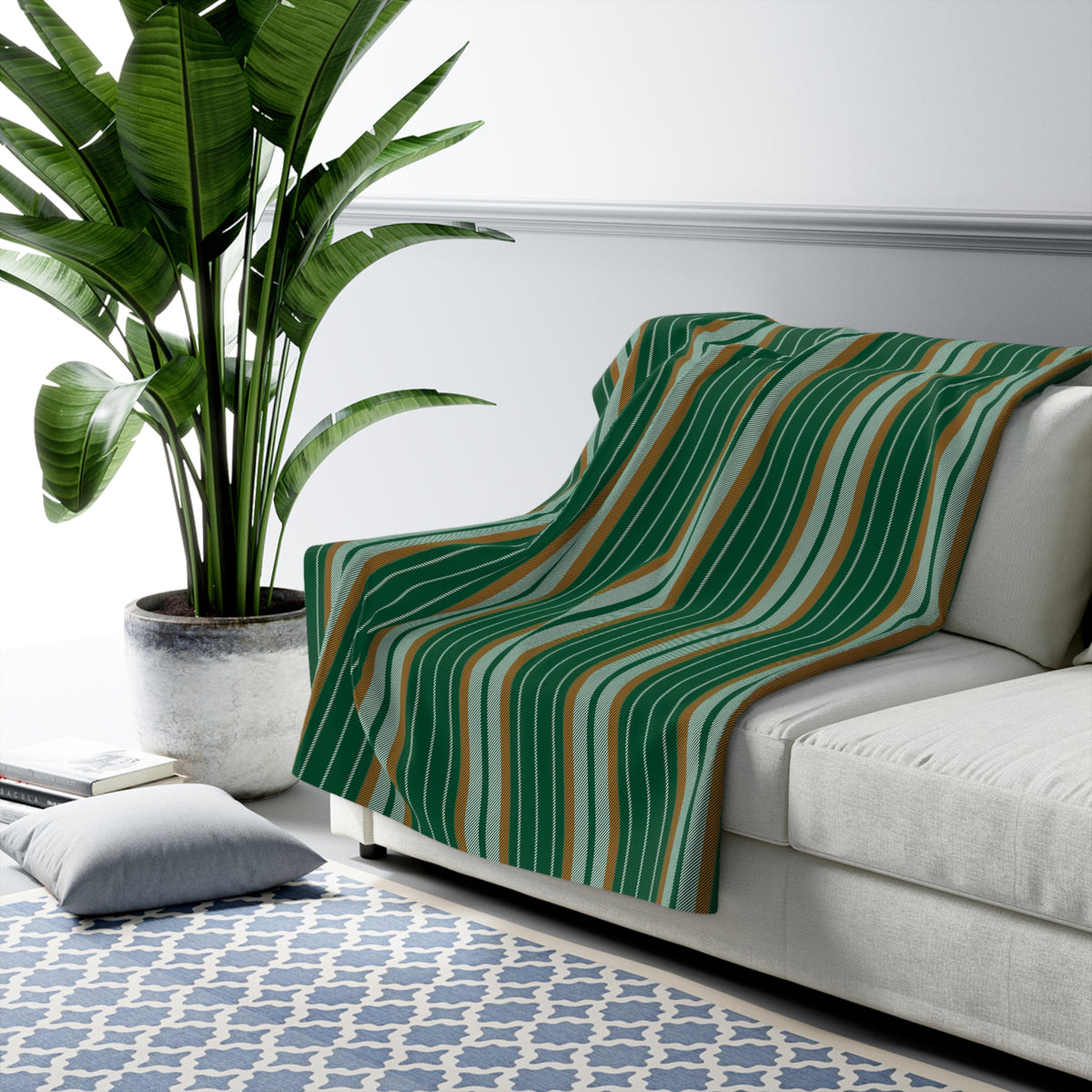 Sherpa Blanket | Miami, Florida | Stripe