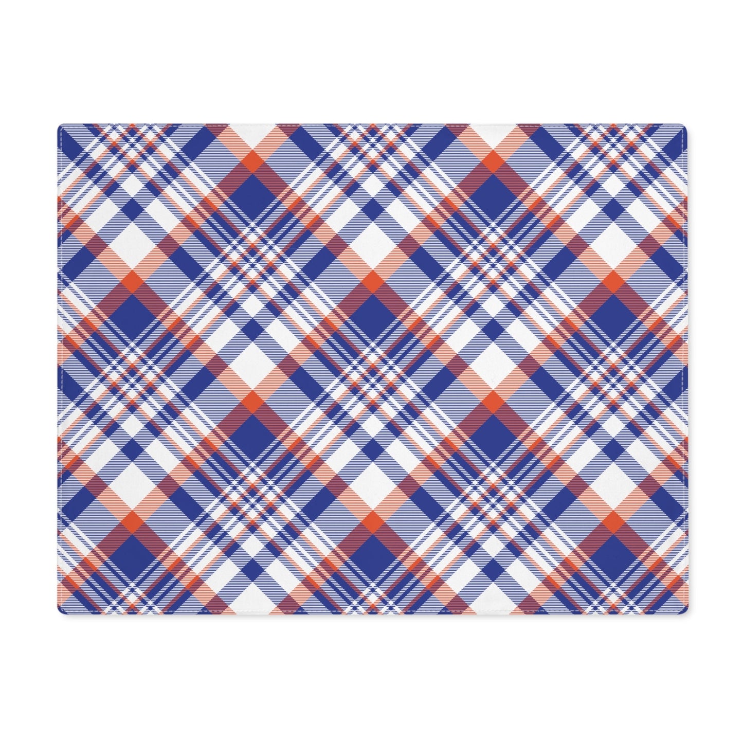Placemat | Bright Blue & Orange | Tartan