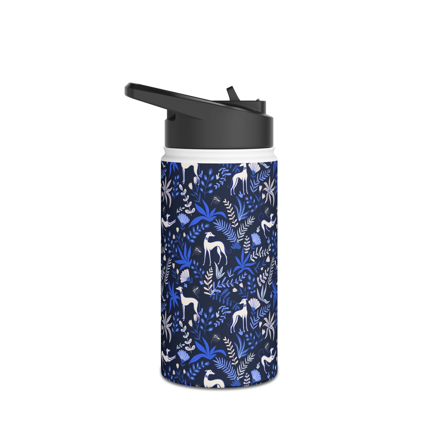Insulated Water Bottle | Greyhounds | Blue Fern