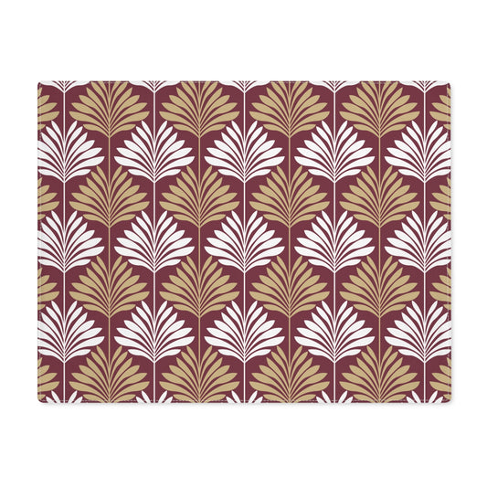 Placemat | Maroon & Gold | Deco