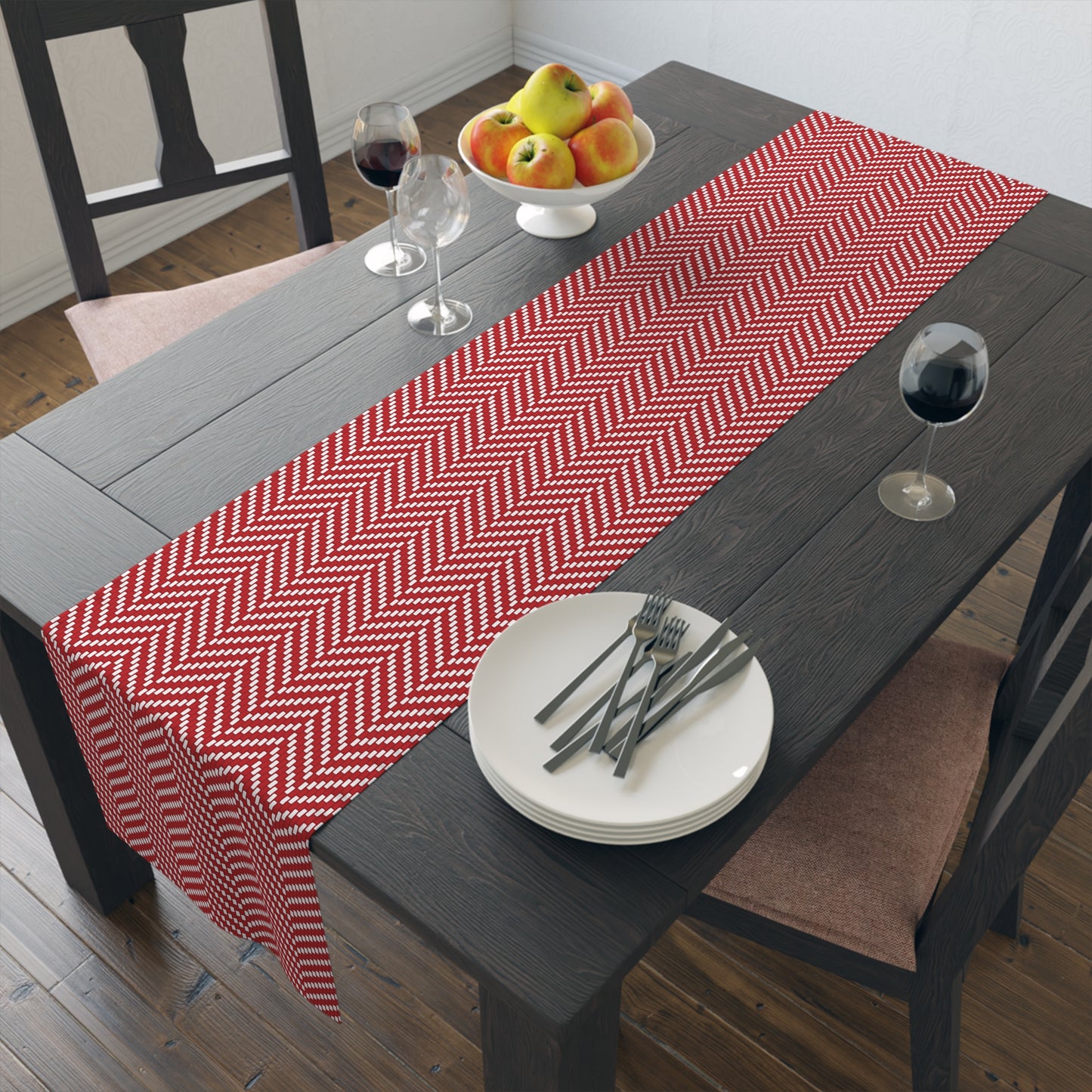 Table Runner | Madison, Wisconsin | Herringbone