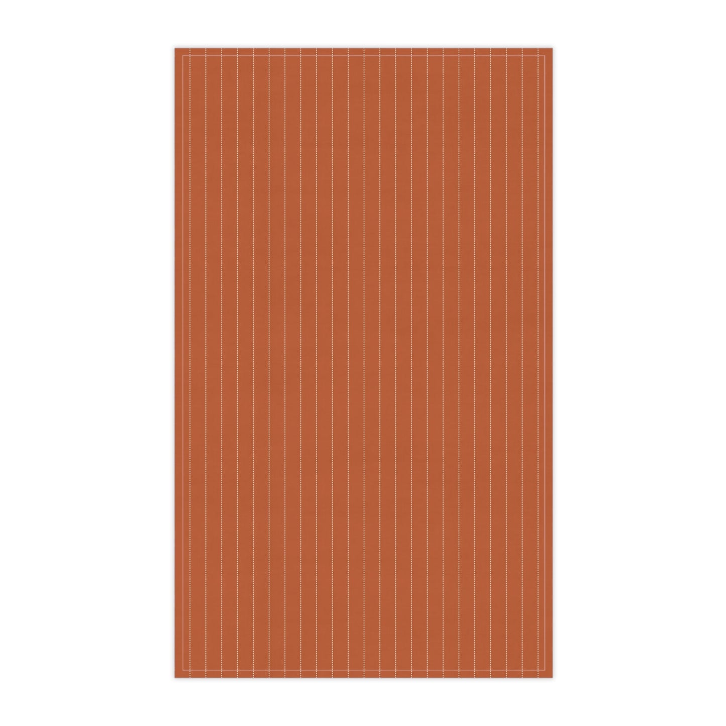 Tea Towels | Dark Orange & White | Pinstripe