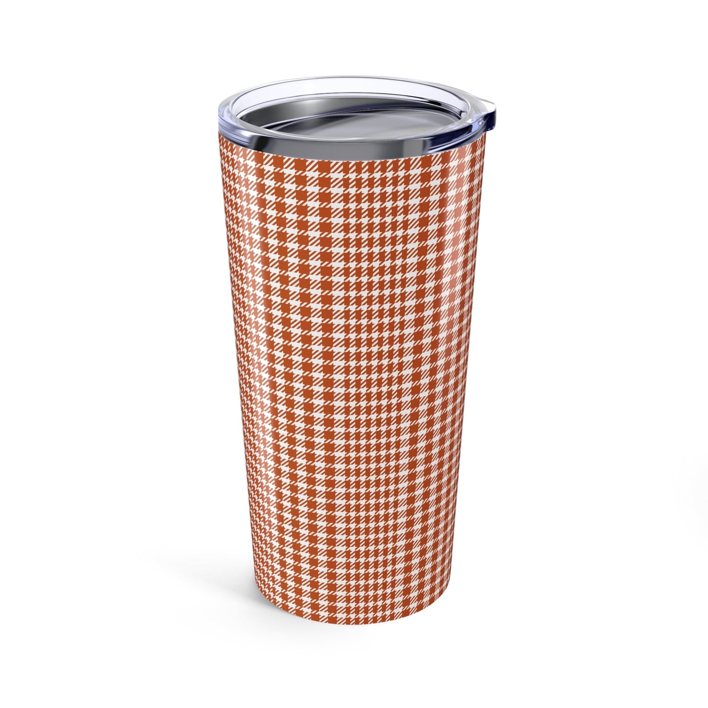 Tumbler | Dark Orange & White | Tweed
