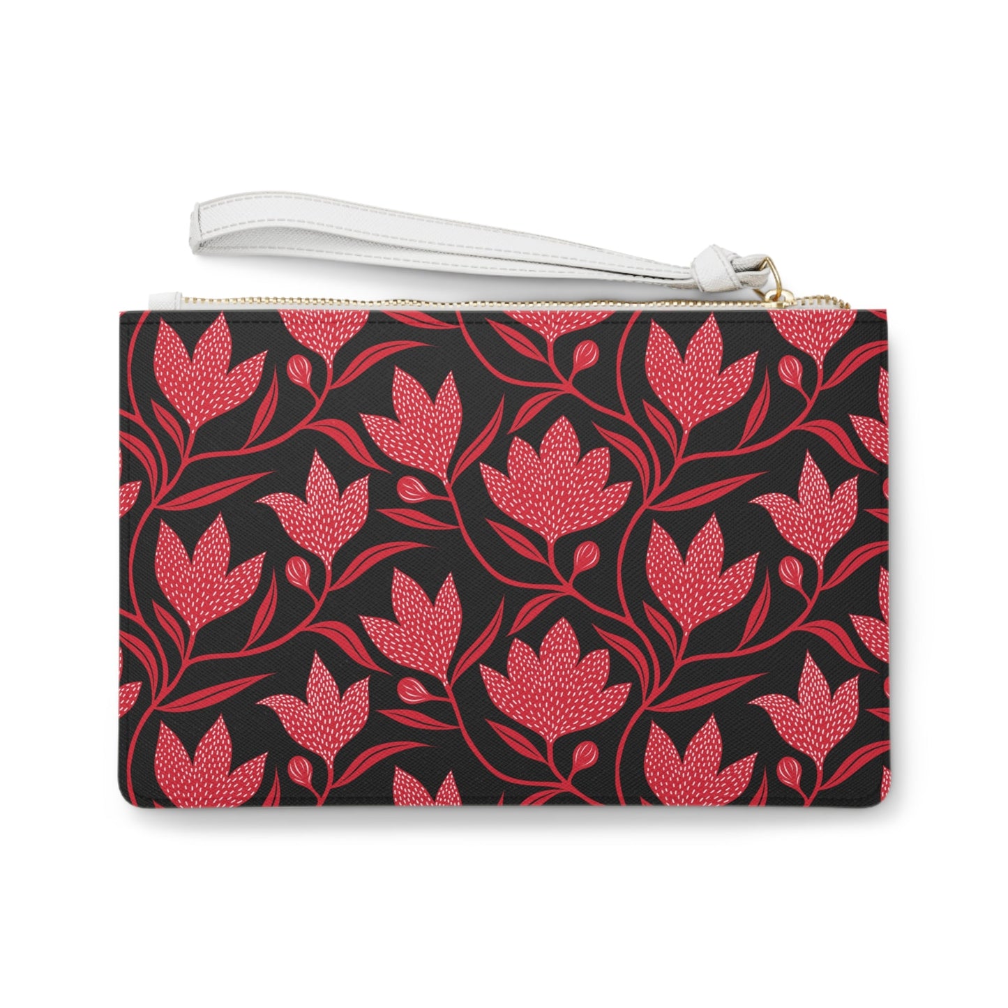 Clutch Bag | Red & Black | Magnolia