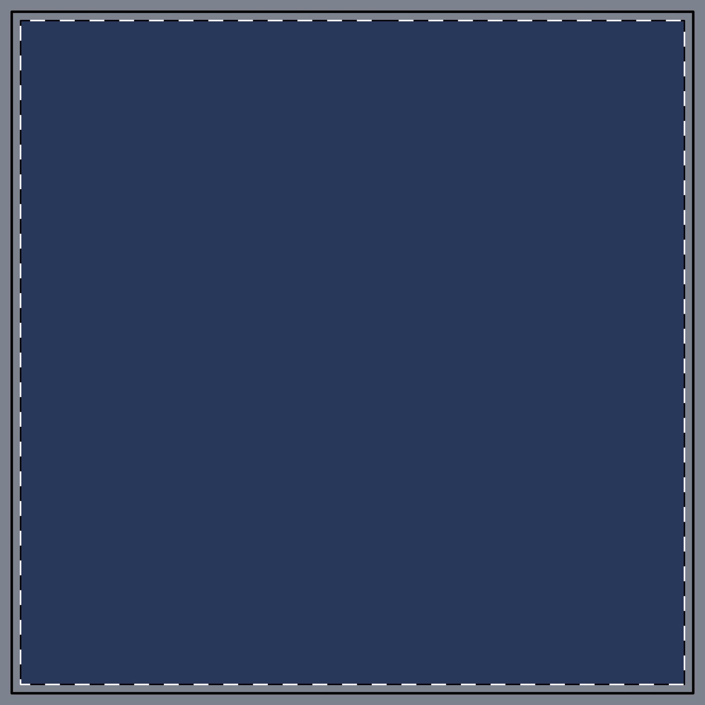 Tablecloth | Charlottesville, VA | Blue (Dark)