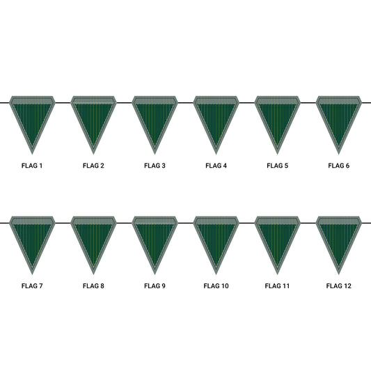 Flag Garland | Eugene, Oregon | Pinstripe