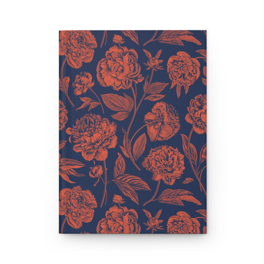 Hardcover Journal | Charlottesville, Virginia | Peony