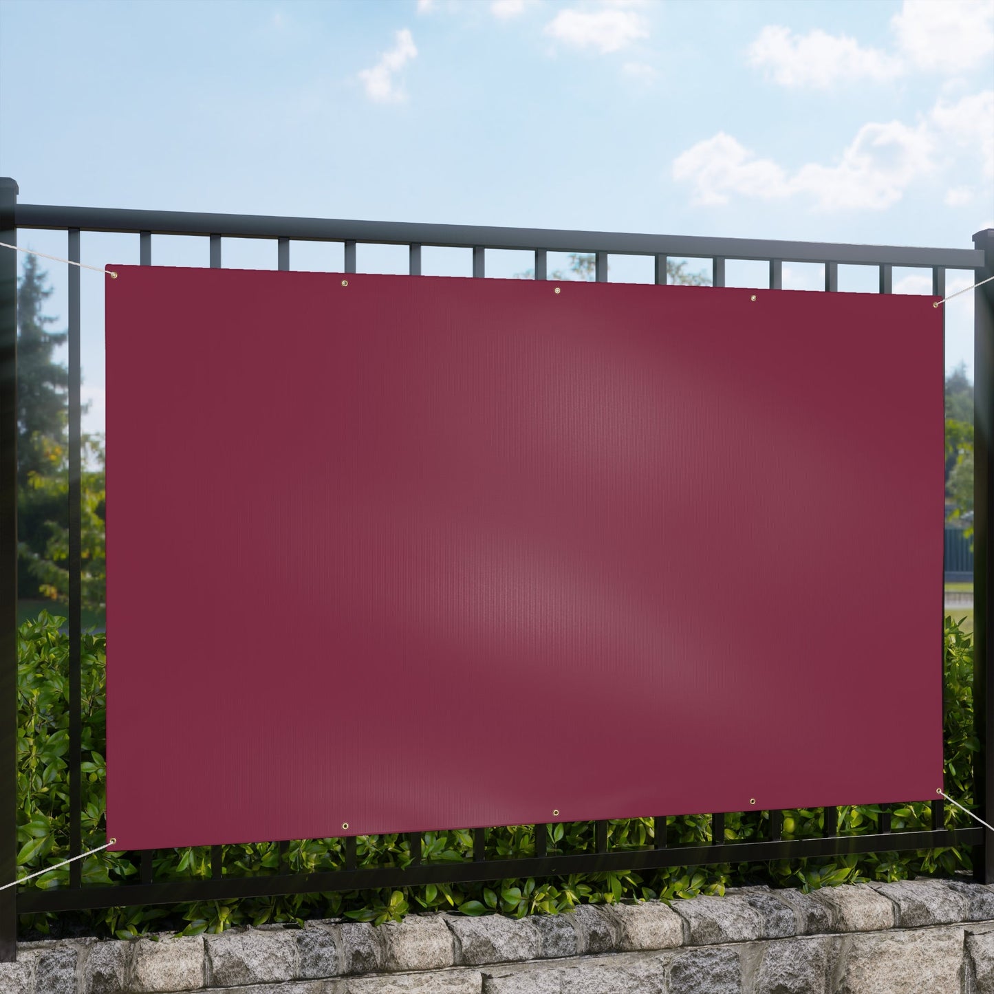 Banner | Maroon & Orange | Dark